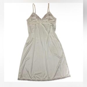Vintage lace nightgown slip dress